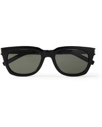 Saint Laurent - D-frame Silver-tone And Acetate Sunglasses - Lyst