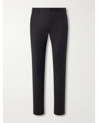 Canali - Slim-Fit Tapered Wool-Twill Suit Trousers - Lyst