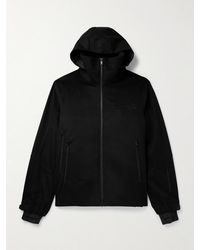 ZEGNA - Convertible Leather-trimmed Cashmere Down Hooded Ski Jacket - Lyst