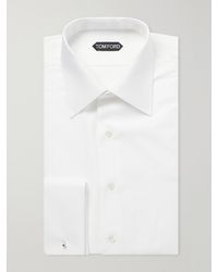 Tom Ford - Classic-collar Cotton-piqué Shirt - Lyst