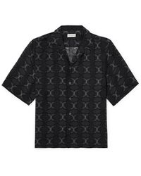 Dries Van Noten - Camp-collar Printed Georgette Shirt - Lyst