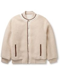 Loro Piana - Arosa Reversible Suede-trimmed Cashfur And Quilted Wind Shell Bomber Jacket - Lyst