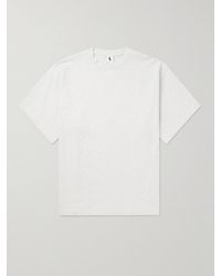 Nike - T-shirt in jersey di cotone con logo ricamato Solo Swoosh - Lyst