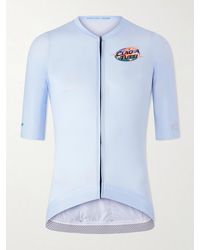 A Kind Of Guise - Basso Giro Alpino Logo-Print Mesh Cycling Jersey - Lyst