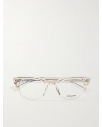 Saint Laurent - Sl 876 Round-Frame Acetate Optical Glasses - Lyst