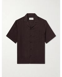 Frescobol Carioca - Angelo Camp-Collar Linen Shirt - Lyst