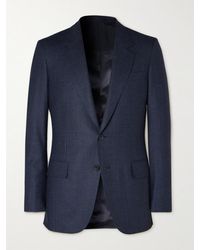 Kingsman - Checked Wool And Cashmere-blend Suit Jacket - Lyst
