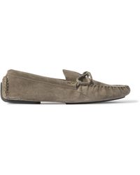 The Row - Lucca Suede Driving Shoes - Lyst