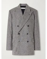 Dries Van Noten - Double-Breasted Wool Blazer - Lyst