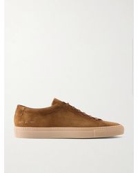Common Projects - Achilles Suede Sneakers - Lyst