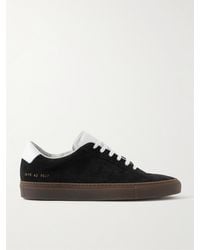 Common Projects - Sneakers in camoscio con finiture in pelle Tennis 70 - Lyst