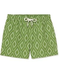 Frescobol Carioca - Rio Straight-Leg Mid-Length Printed Recycled Swim Shorts - Lyst