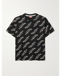 KENZO - VERDY T-shirt oversize in jersey di cotone con logo - Lyst