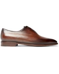 Berluti - Blake Whole-cut Venezia Leather Oxford Shoes - Lyst