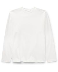Rohe - Logo-appliquéd Organic Cotton-jersey T-shirt - Lyst