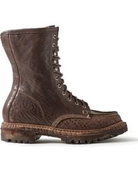 Visvim - Hi-Folk Scout Moc Leather Boots - Lyst