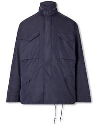 Beams Plus - Cotton-Blend Hooded Field Jacket - Lyst