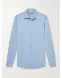 Canali - Denim Shirt - Lyst