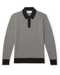 MR P. - Bridget Striped Merino Wool Polo Shirt - Lyst