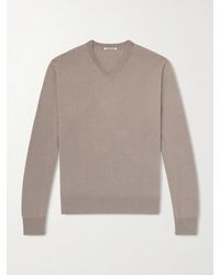 AURALEE - Cashmere And Silk-Blend Sweater - Lyst