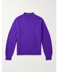 Tom Ford - Brushed-Cashmere Sweater - Lyst