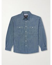 FRIZMWORKS - Kuroki Cotton-Chambray Shirt - Lyst