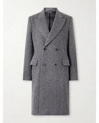 Gabriela Hearst - Mcaffrey Double-Breasted Wool And Cashmere-Blend Herringbone Coat - Lyst