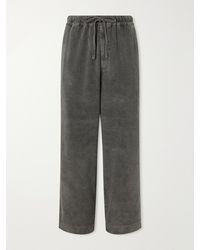 Officine Generale - Fernand Wide-Leg Cotton-Blend Corduroy Trousers - Lyst