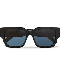 Dior - Cd Su Square-frame Acetate And Silver-tone Sunglasses - Lyst