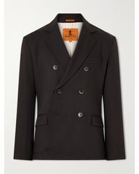 Barena - Double-Breasted Virgin Wool-Gabardine Blazer - Lyst