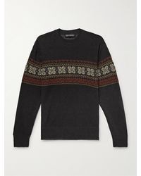 Our Legacy - Base Pullover aus Hanf mit Fair-Isle-Muster - Lyst