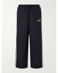 Aimé Leon Dore - Straight-Leg Logo-Embroidered Striped Shell Sweatpants - Lyst
