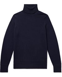 John Smedley - Kolton Slim-fit Recycled-cashmere And Merino Wool-blend Rollneck Sweater - Lyst
