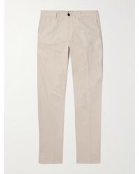 Sid Mashburn - Field Slim-Fit Tapered Garment-Dyed Cotton-Twill Trousers - Lyst