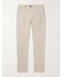 Sid Mashburn - Field Slim-Fit Tapered Garment-Dyed Cotton-Twill Trousers - Lyst
