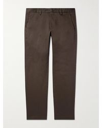 NN07 - Theo 1420 Tapered Organic Cotton-blend Twill Chinos - Lyst