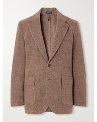 Drake's - Games Herringbone Virgin Wool-Tweed Blazer - Lyst