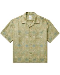 Visvim - Copa Camp-collar Floral-jacquard Silk-blend Shirt - Lyst