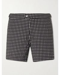 Tom Ford - Straight-Leg Short-Length Polka-Dot Swim Shorts - Lyst