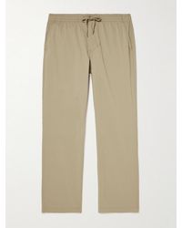 Polo Ralph Lauren - Straight-Leg Cotton-Blend Seersucker Drawstring Trousers - Lyst