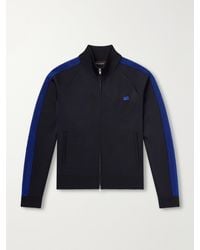 Wales Bonner - Tide Logo-Embroidered Striped Jersey Sweatshirt - Lyst