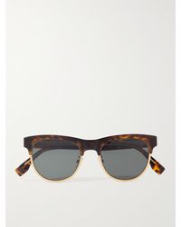 Fendi - D-frame Tortoiseshell Acetate And Gold-tone Sunglasses - Lyst