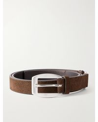 NN07 - 2Cm Dual 90025 Suede Belt - Lyst