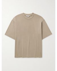 Acne Studios - Extorr Logo-appliquéd Garment-dyed Cotton-jersey T-shirt - Lyst