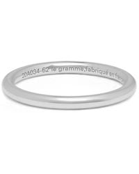 Le Gramme - Le 3 Polished Sterling Silver Ring - Lyst