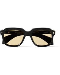 Jacques Marie Mage - Union D-frame Acetate And Gold-tone Sunglasses - Lyst