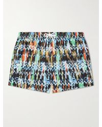 Missoni - Shorts Da Mare Medi A Gamba Dritta Stampati - Lyst