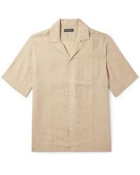 Frescobol Carioca - Angelo Camp-Collar Linen Shirt - Lyst