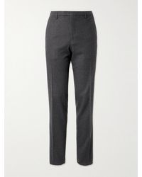 Boglioli - Straight-leg Wool-flannel Suit Trousers - Lyst