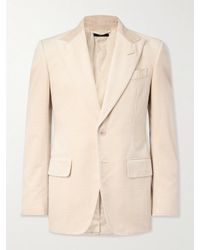 Tom Ford - Shelton Slim-Fit Cotton-Velvet Blazer - Lyst